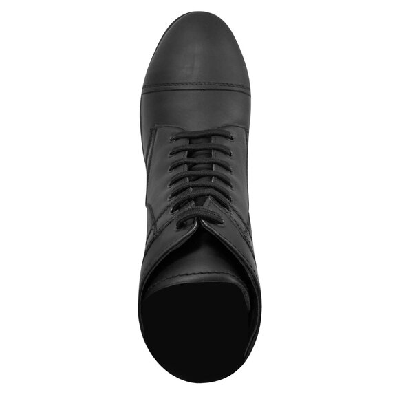 LIBERTYZENO Mens Black Lace-Up Casual Boots main image 4